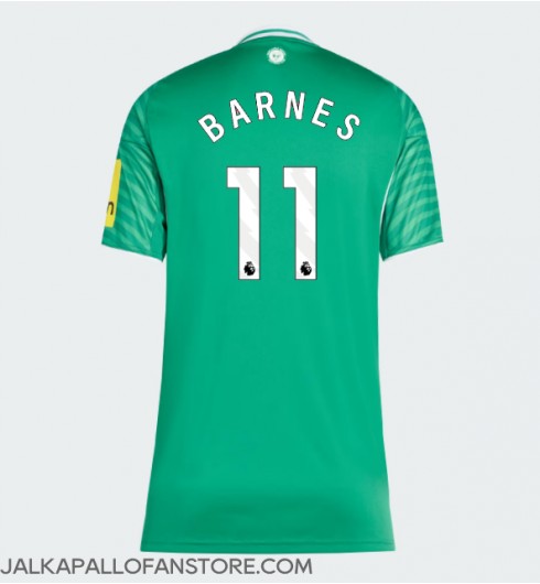 Newcastle United Harvey Barnes #11 Vieraspaita Naisten 2025-26 Lyhythihainen Newcastle United Harvey Barnes #11 Vieraspaita Naisten 2025-26 Lyhythihainen